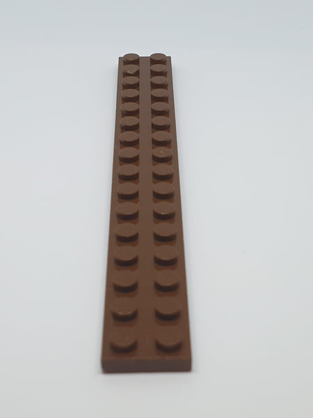 2x16 Platte altbraun brown