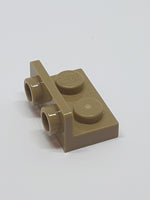 1x2 Winkelplatte Snot Konverter oben dunkelbeige dark tan