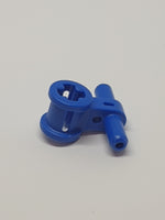 Pneumatikverbinder mit Achsloch, Schlauchverbinder Druckluft blau