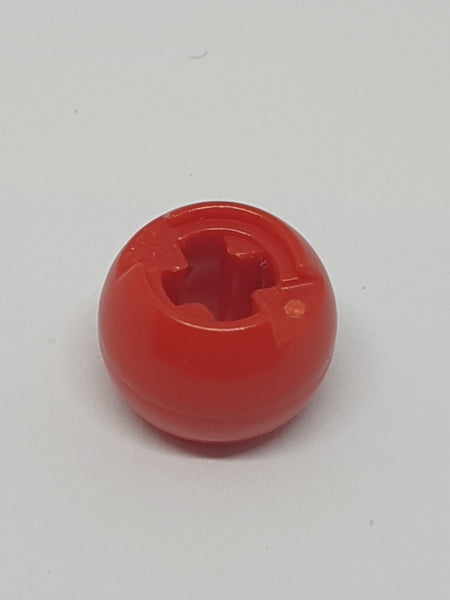 Technik Kugel mit Kreuzloch durchgehend rot red