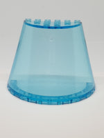 10x5x6 Konus Halbschale Paneel transparent hellblau trans light blue trans-light blue