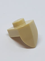 1x1 modifizierte Platte mit Zahn vertikal beige