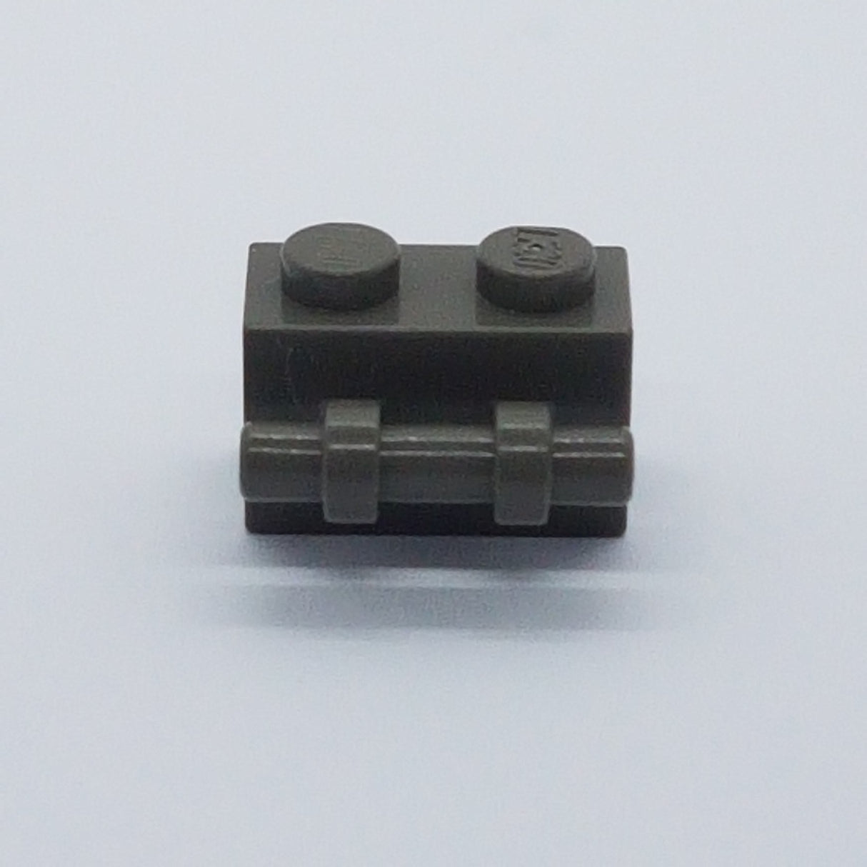 1x2 modifizierter Stein mit Griff altdunkelgrau dark gray