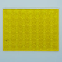 6x8 Platte transparent gelb trans-yellow