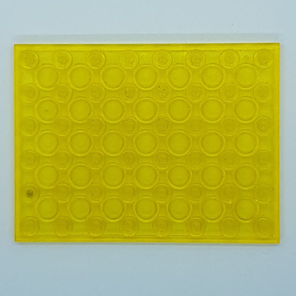 6x8 Platte transparent gelb trans-yellow