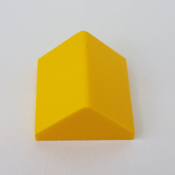 2x2 Dachfirst 45° gelb yellow
