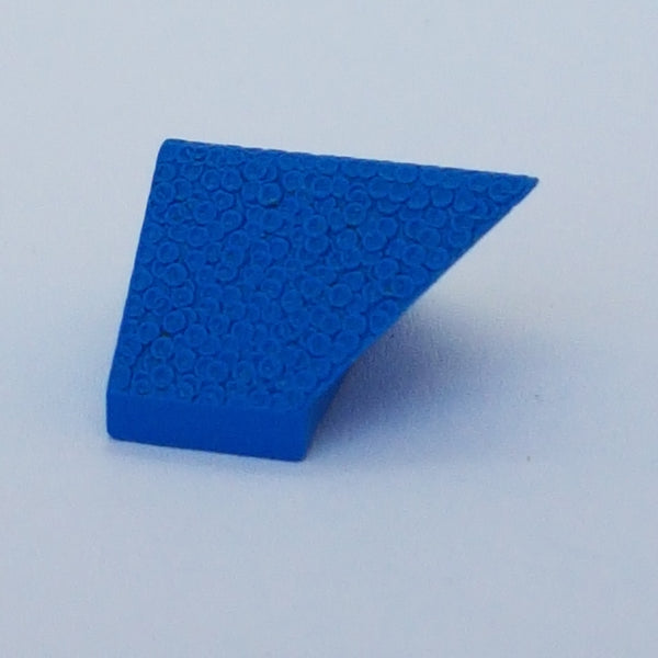 1x2 Dachfirst 45° mit Überstand Boden offen blau blue