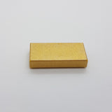 1x2 Fliese mit Nut metallic gold