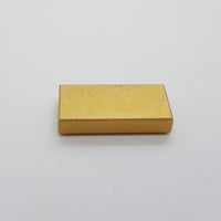 1x2 Fliese mit Nut metallic gold