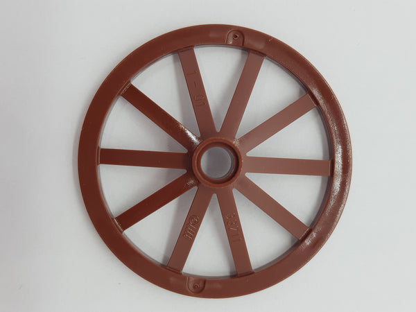 Kutschenrad Wagenrad Ø43 - 43mm reddish brown neubraun reddish brown