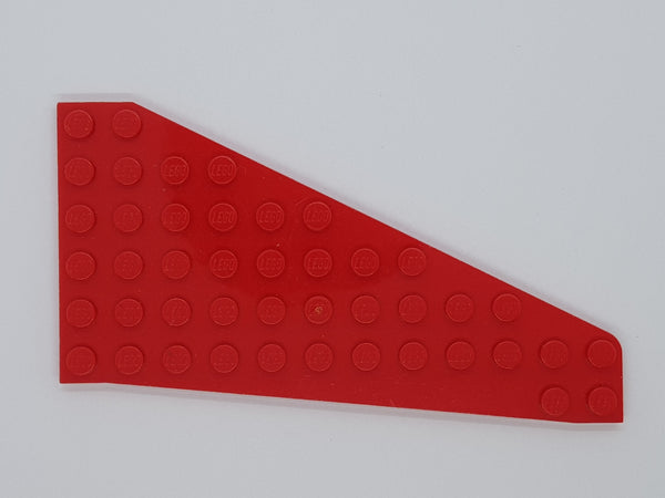 7x12 Flügelplatte Tragfläche rechts rot