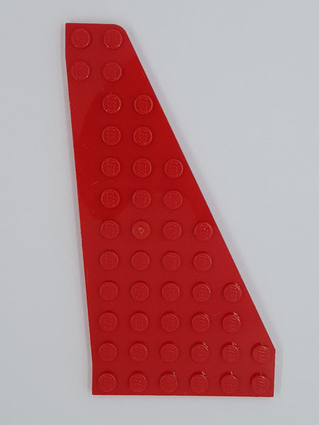 7x12 Flügelplatte Tragfläche links rot