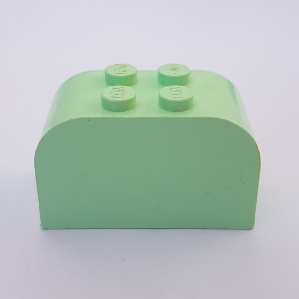 2x4x2 Bogenstein 1/2 mintgrün Light Green