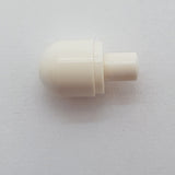 Lichtabdeckung Leuchte Rund mit Stab / Bionicle Barraki Auge weiß white