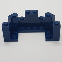 4x8x2 Burgteil 1/3 Balkon dunkelblau dark blue