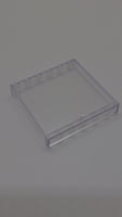 1x6x5 Wandelement / Rahmen transparent weiß trans clear