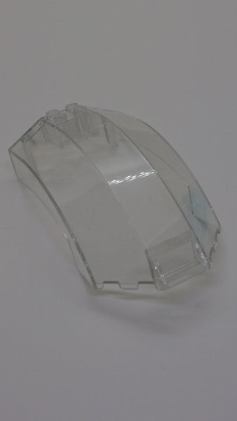 10x6x4 Windschutzscheibe gebogen transparent weiß white