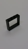 1x4x3 Fensterrahmen keine Verschlusslaschen schwarz black