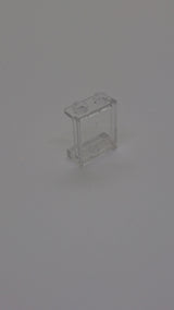 1x2x2 Wandelement / Paneel mit Seitenstützen transparent weiß trans clear