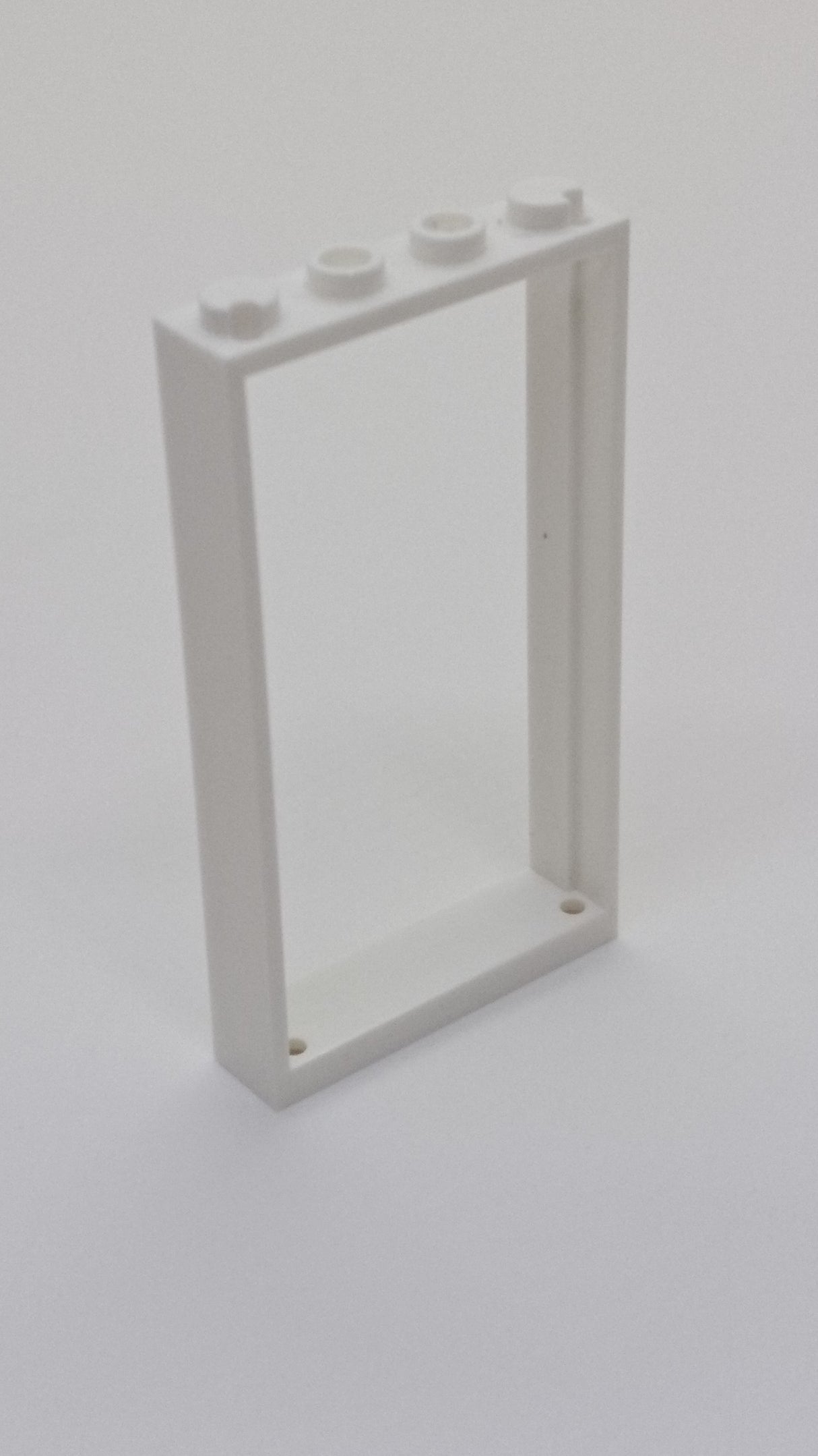 1x4x6 Türrahmen mit 2 Löchern weiß white