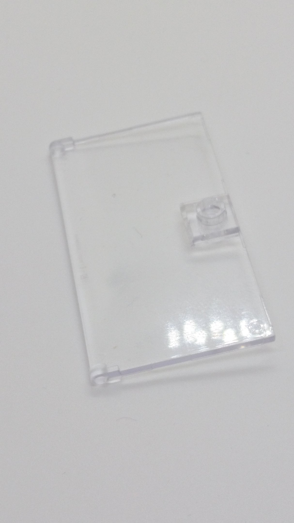 1x4x6 Glastür mit Griff transparent weiß trans clear