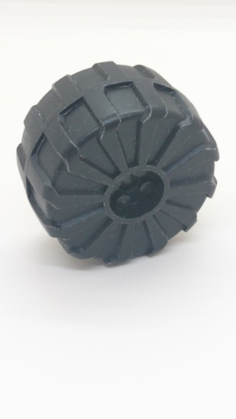 Rad aus Hartplastik 54x30mm groß schwarz black