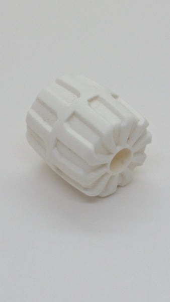 Rad aus Hartplastik 22x24mm klein weiß white