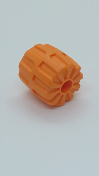 Rad aus Hartplastik 22x24mm klein orange