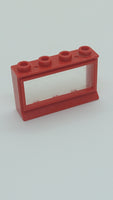 1x4x2 Fenster classic rot