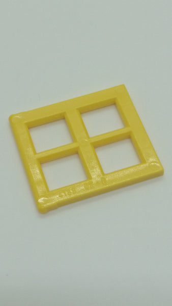 Fenster / Einsatz für 2x4x3 Rahmen gelb