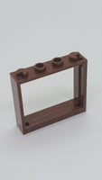 1x4x3 Fensterrahmen neubraun reddish brown