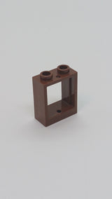 1x2x2 Fensterrahmen neubraun reddish brown