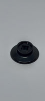 Zugrad klein, Hole Notched for Wheels Holder Pin schwarz black