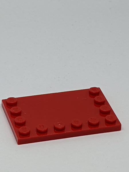 4x6 Fliese modifiziert mit Noppen auf Ecken rot