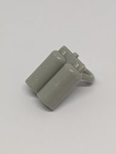 Minifigur Zubehör Tauchflaschen, Airtanks althellgrau light gray