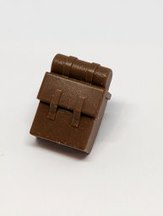 Minifigur Zubehör Rucksack Non-Opening altbraun brown