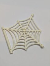 Tier Spinnengewebe hängend, mit Halter weiß white