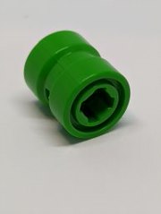 Felge Ø8,1 x 9 für Slicks, Loch gekerbt für Radhalterstift, verstärkte, geschlossene Rückseite mediumgrün bright green