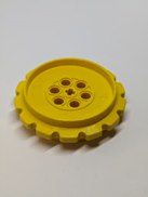 Technik Rad aus Hartplastik Tread Sprocket extra groß gelb yellow