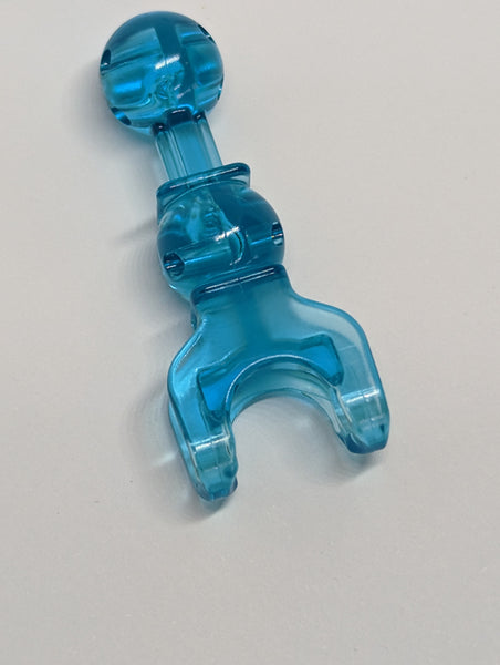 Arm / Bein Hero Factory mit Kugelgelenk und Kugelpfanne transparent hellblau trans light blue trans-light blue