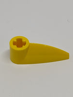 1x3 Bionicle Keil Zahn mit Achsenloch gelb yellow