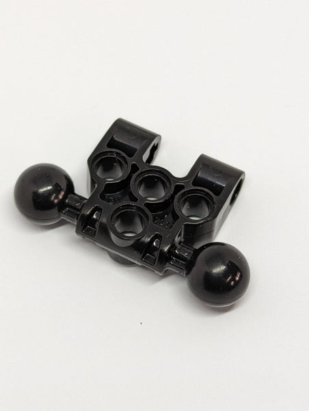 Technik Bionicle Vahki Torso Lower Section with 2 Ball Joint and 4 Pin Holes schwarz black