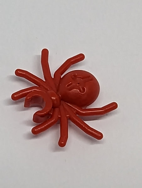 Tier Spinne mit Kreuz rot red