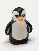 Pinguin Friends stehend mit weissem Gesicht, schwarz black