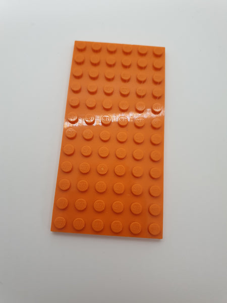 6x12 Platte orange