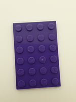 4x6 Platte lila dark purple